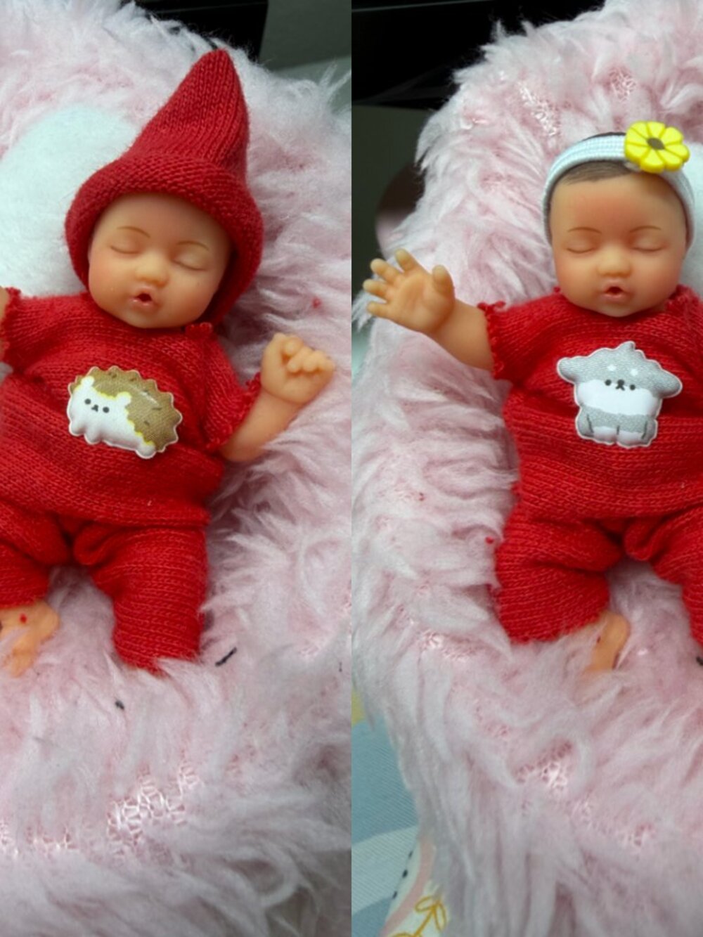 Handmade Mini ZURU Baby Doll Outfit | 2.5 Inch Doll Clothes Set - Red Color